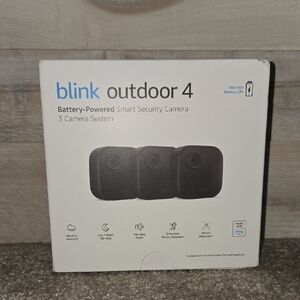 NEW. Blink Outdoor 4 Security Camera System - 3 Cameras